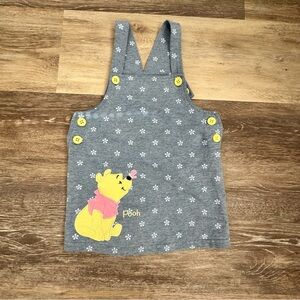Disney Winnie The Pooh Overall Dress 24M